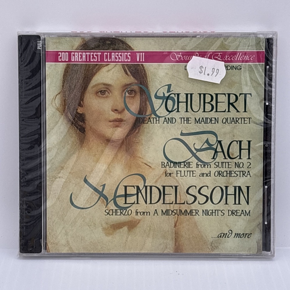 Sounds Of Excellence 200 Greatest Classics Vol 7 CD Schubert Bach Mendelssohn